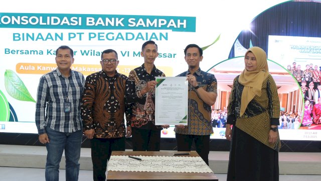 Pemkot Makassar dan Pegadaian Konsolidasikan Bank Sampah