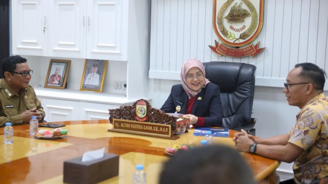 Wakil Wali Kota Makassar Terima Audiensi LPMI, Bahas Kolaborasi Pemuda dan Eksplorasi Budaya