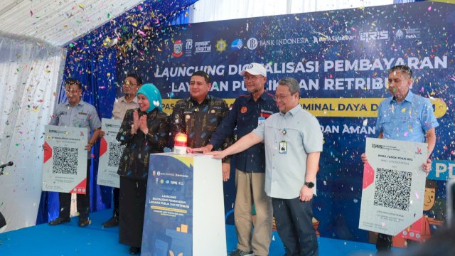 Munafri-Aliyah Hadiri Peluncuran QRIS: Dorong Digitalisasi untuk Transaksi Publik