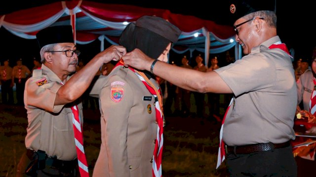 Wagub Sulsel Fatmawati Rusdi Terima Lencana Melati, Penghargaan Tertinggi Gerakan Pramuka