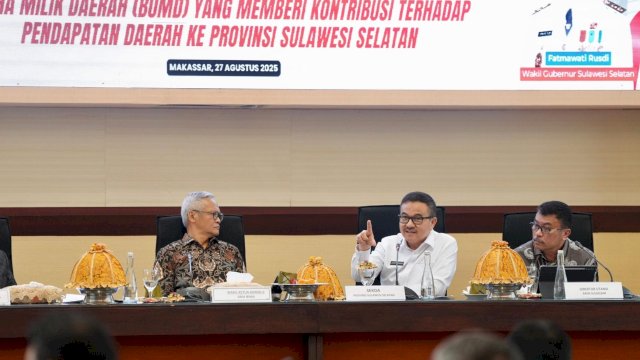 Pemerintah Provinsi Sulawesi Selatan menerima kunjungan kerja spesifik Komisi II DPR RI untuk membahas penguatan peran Badan Usaha Milik Daerah (BUMD),