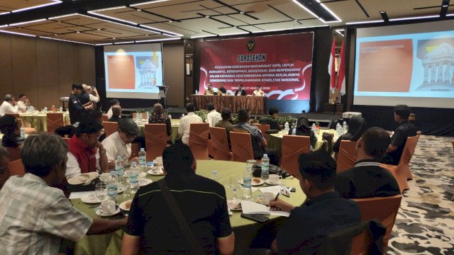 Kemenko Polkam dan Pemprov Sulsel Gelar Sarasehan di Makassar
