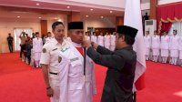 Gubernur Sulsel Kukuhkan 73 Anggota Paskibraka untuk HUT RI ke-80