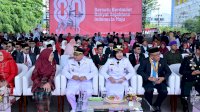 Upacara HUT ke-80 RI di Makassar Berlangsung Khidmat di Lapangan Karebosi