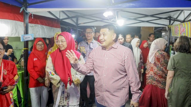 Munafri&ndash;Aliyah Kompak Hadiri Festival Kokolojia Merdeka 2025