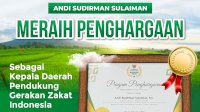 Dorong Budaya Zakat, Gubernur Sulsel Andi Sudirman Sulaiman Raih Baznas Awards 2025