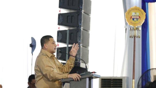 Wali Kota Makassar Munafri Perkenalkan Program Makassar Creative Hub di PKKMB Unibos 2025