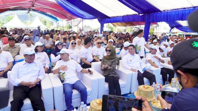 Cicu Dampingi Mentan dan Wakil Ketua DPD RI Canangkan Program Ketahanan Pangan di Pangkep