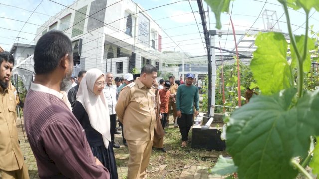 Wali Kota Makassar Munafri Launching Gerakan Urban Farming Bukit Baruga
