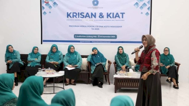 TP PKK Makassar Gelar Sosialisasi Krisan dan Kiat, Perkuat Keluarga Hadapi Bahaya Narkoba dan Perdagangan Orang