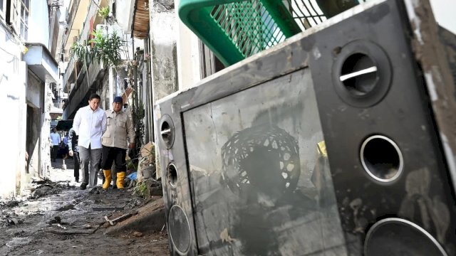 Presiden Prabowo Tinjau Penanganan Korban Banjir Besar di Bali