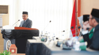 Sekda Sulsel Hadiri Pelantikan Andi Sugiarti Mangun Karim, DPRD Sulsel Kini Lengkap 85 Anggota