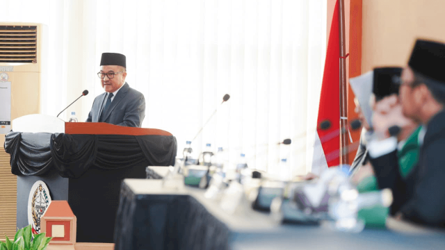 Sekda Sulsel Hadiri Pelantikan Andi Sugiarti Mangun Karim, DPRD Sulsel Kini Lengkap 85 Anggota