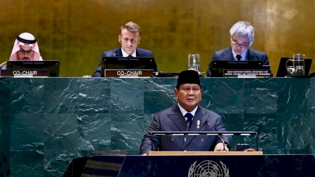 Presiden Prabowo di Sidang PBB: Indonesia Konsisten Dukung Solusi Dua Negara Palestina-Israel