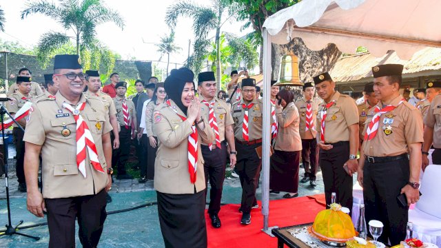 Wakil Gubernur sulsel Fatmawati Rusdi membuka Kemah Warga Binaan 