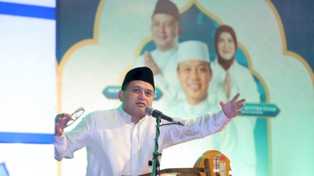 Walikota Makassar Munafri Aripuddin. Dalam Acara Maulid Akbar 