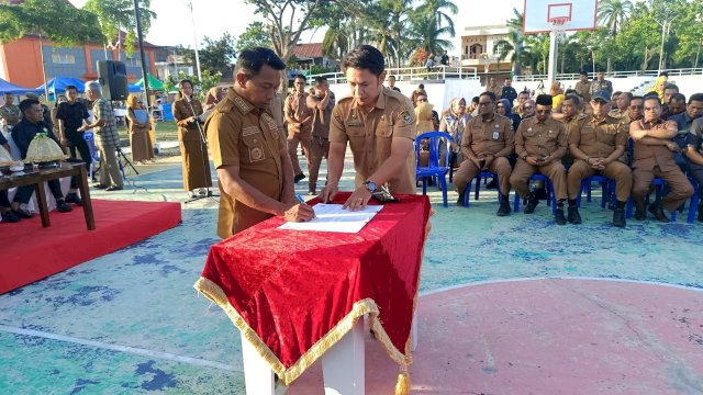 Sembilan Kepala Puskesmas Dilantik di Taman Usman Isa, Bupati Sidrap Tekankan Peningkatan Layanan