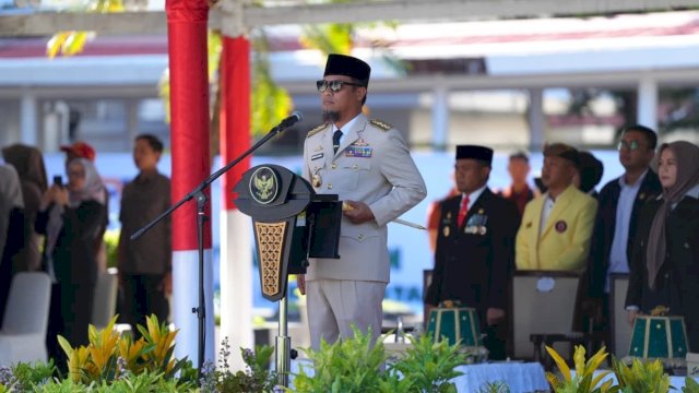 Pimpin Upacara Sumpah Pemuda ke-97, Gubernur Andi Sudirman Ajak Generasi Muda Berani Bermimpi Besar