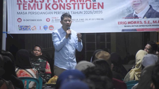 Warga Antusias Sambut Reses Wakil Ketua DPRD Makassar Eric Horas