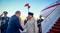 Presiden Prabowo Tiba di Mesir untuk Hadiri KTT Perdamaian Sharm El-She