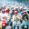 Gubernur dan Wagub Sulsel Kompak Naik Vespa, Tanam Tabebuya Bersama Pemuda di CPI Makassar