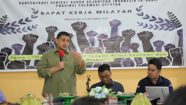 Munafri Ajak Buruh Bangun Sinergi Tripartit, Pemkot Tambah Jaminan Hari Tua Mulai 2026