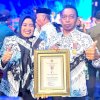 Di Hadapan Presiden, Sidrap Dianugerahi TP2DD Kabupaten Terbaik 2025 Kawasan Sulawesi