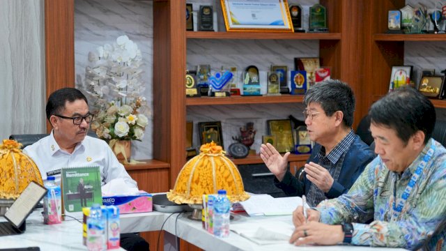 Sekda Sulsel Bahas Penguatan Kerja Sama Vokasi dan Magang ke Jepang Bersama Konjen Jepang