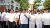 Munafri Bareng Mentan dan Idrus Marham Ikuti Jalan Santai KKSS di Makassar