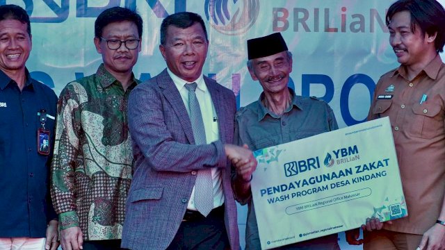 Bupati Andi Utta Luncurkan Program WASH di Desa Kindang, Didanai dari Zakat Karyawan BRI