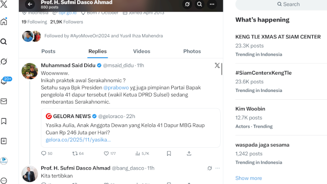 Tangkap Layar Twitter Saiddidu