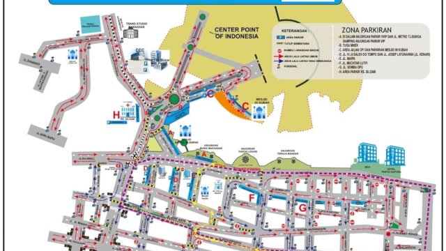 Rute Jalan Sehat Dalam Rangka HUT Kota Makassar ke 418 Tahun