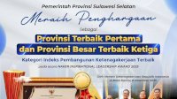Pemprov Sulsel Sabet Dua Penghargaan Nasional di Naker Inspirational Leadership Award 2025