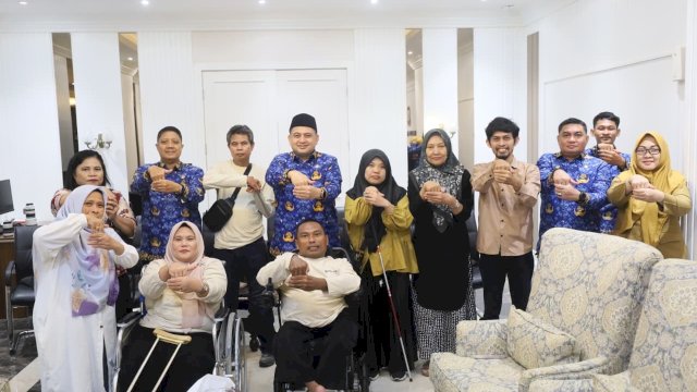 Komunitas Disabilitas Temui Wali Kota Munafri, Dukung Deklarasi Kota Inklusi di HDI 2025