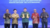 Wali Kota Munafri Raih Top Leader on Digital Implementation 2025, Makassar Sabet Golden Trophy Nasional