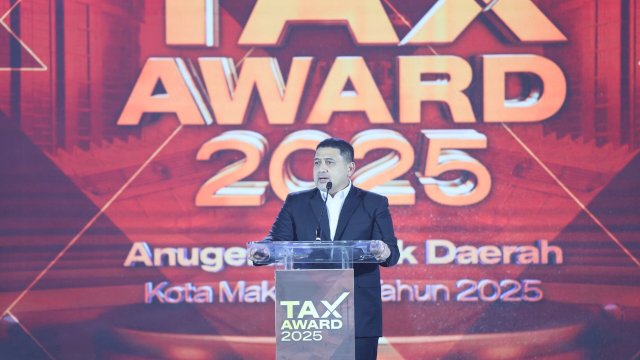 PAD Tembus Rp1,8 Triliun, Pemkot Makassar Apresiasi Wajib Pajak dalam Tax Award 2025
