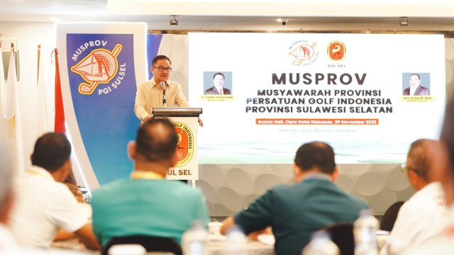 Jufri Rahman Dorong Musprov PGI Sulsel Lahirkan Program Promosi Wisata dan Regenerasi Atlet