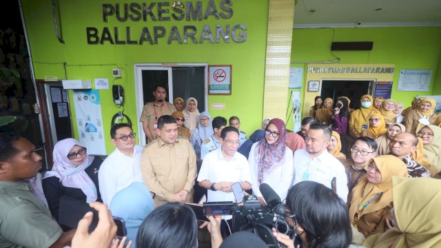 Munafri Dampingi Wamenkes RI Tinjau Inovasi &ldquo;Hantu Mesra&rdquo; di Makassar, Perkuat Upaya Pemberantasan TBC