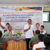 Di BPP Sereang, Bupati Sidrap Bersama Petani Ikuti Pengumuman Swasembada Pangan Nasional