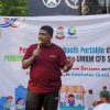 Kolaborasi Pemkot Makassar&ndash;PERBANAS Sulsel, UMKM CFD Terima Booth Portable