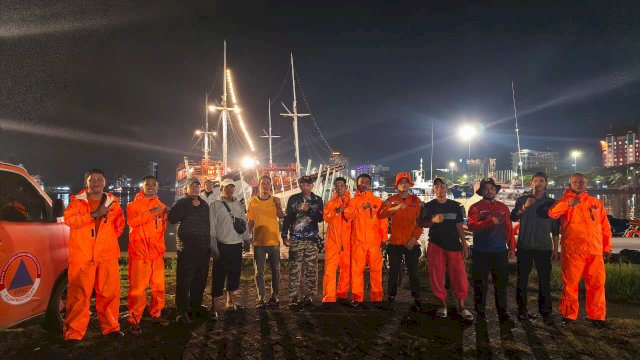 BPBD Makassar Gerak Cepat Selamatkan Lima Nelayan Terombang-ambing di Laut