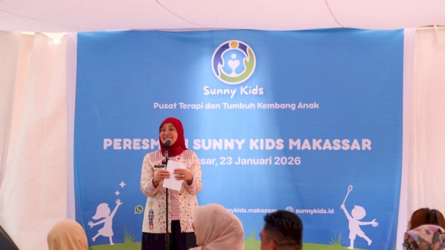 Sunny Kids Makassar Resmi Beroperasi, Aliyah Mustika Ilham Dorong Layanan Inklusif Anak Berkebutuhan Khusus