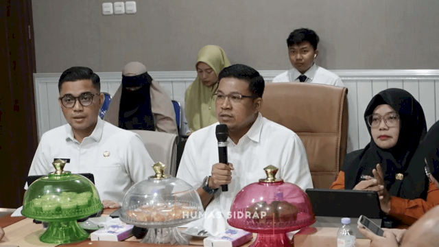 Sekda Sidrap Pimpin Rakor Penyusunan Publikasi DDA Bersama BPS