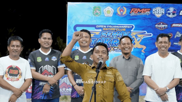 Bupati Tutup Turnamen Takraw di Rijang Pittu, Minta Digelar Rutin