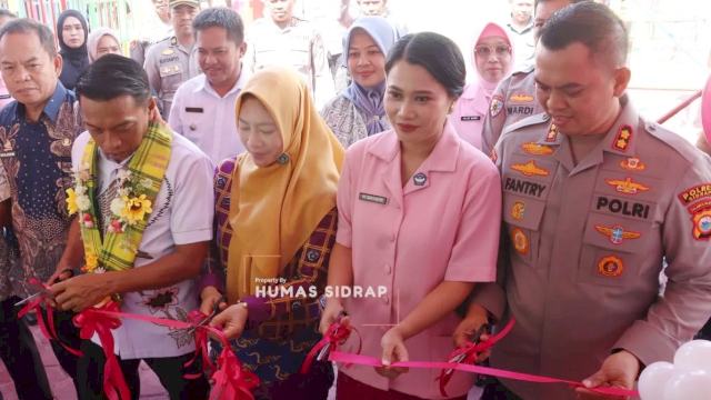 Bupati Sidrap Tekankan Peran Strategis Pendidikan Anak Usia Dini saat Resmikan TK Kemala Bhayangkari