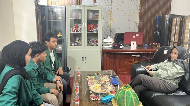 Bawaslu Sulsel Terima Audiens BEM UMI FH, Bahas Pelatihan Paralegal Pemilu