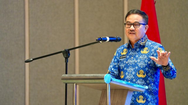 Buka Rakor TP2DD se-Sulsel,  JUfri Rahman:  Perkuat Elektronifikasi dan Digitalisasi Keuangan Daerah