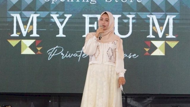Dukung Brand Lokal, Ketua TP PKK Sidrap Buka Operasional My Fum Private Store