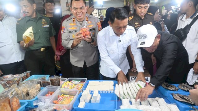 Antisipasi Lonjakan Harga, Bupati Sidrap Sidak Pasar Pangkajene,