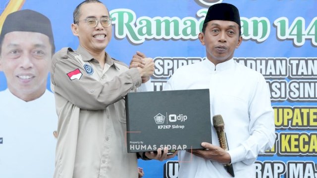 Pemkab ASdrap Raih Penghargaan 100 Persen Pengiriman Data Pajak